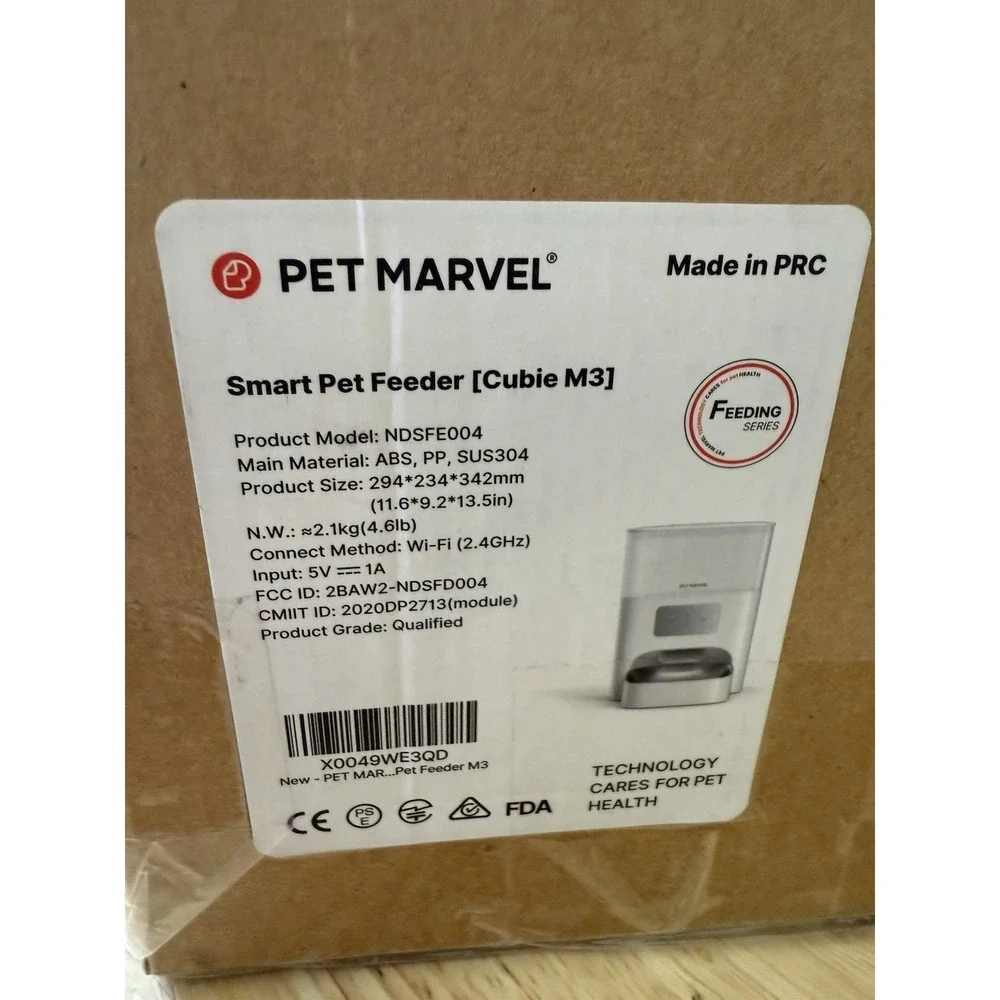 Pet Marvel Smart Pet Feeder Cubie M3 Pro